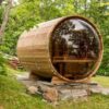 Sauna Tonneau panoramique
