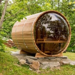 Sauna Tonneau panoramique