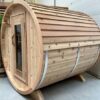 Sauna Tonneau en cèdre rouge clair