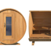 Sauna Tonneau en cèdre rouge clair